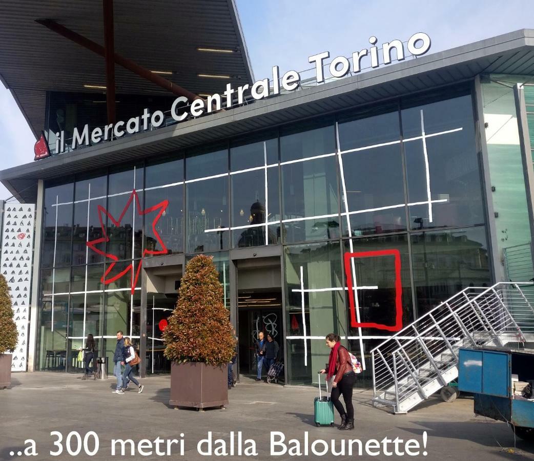 La Balounette - Pittoresco Attico Centrale Con Vista Sui Monti Turin Exterior foto